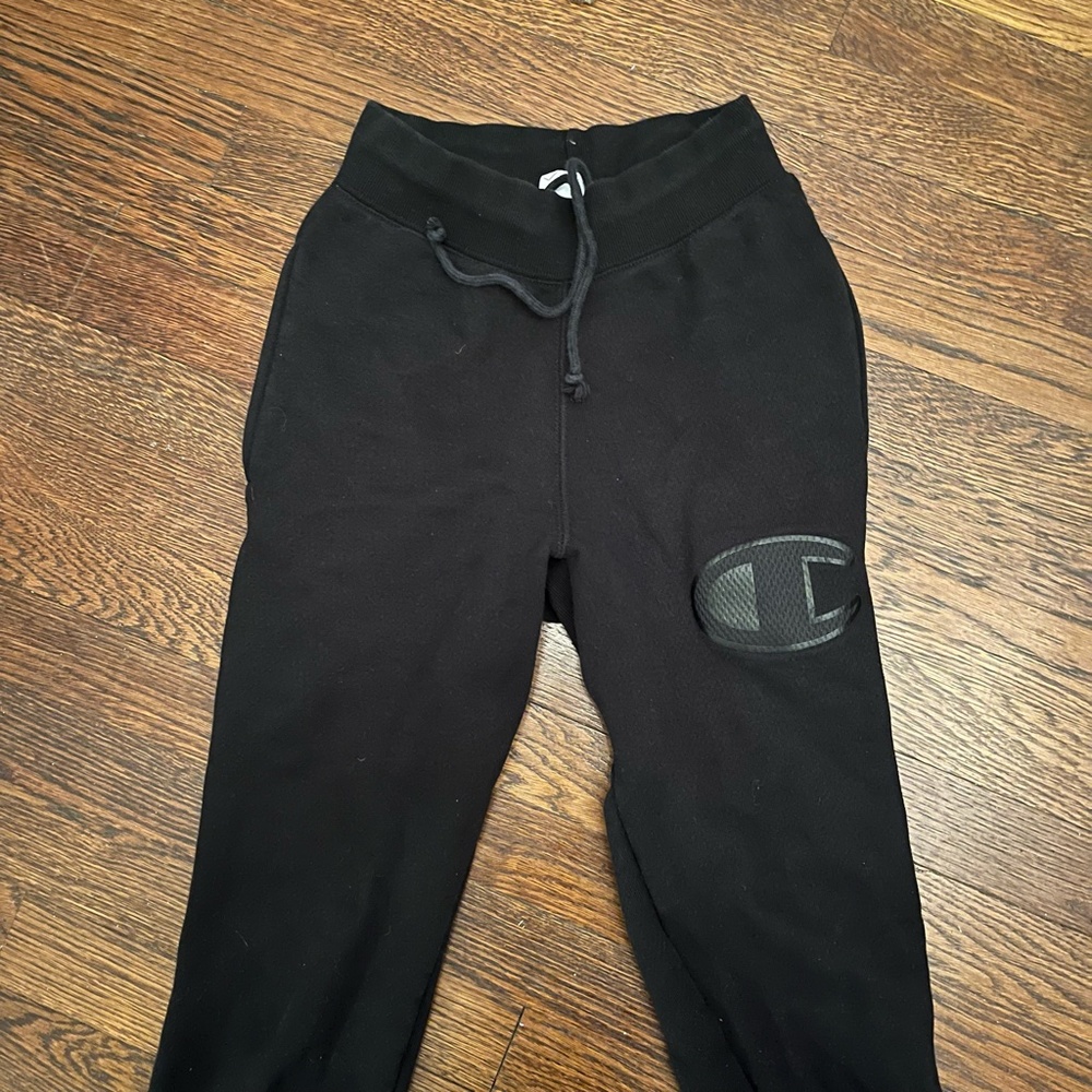 Champion Basic Black Sweatpants Joggers - image 1